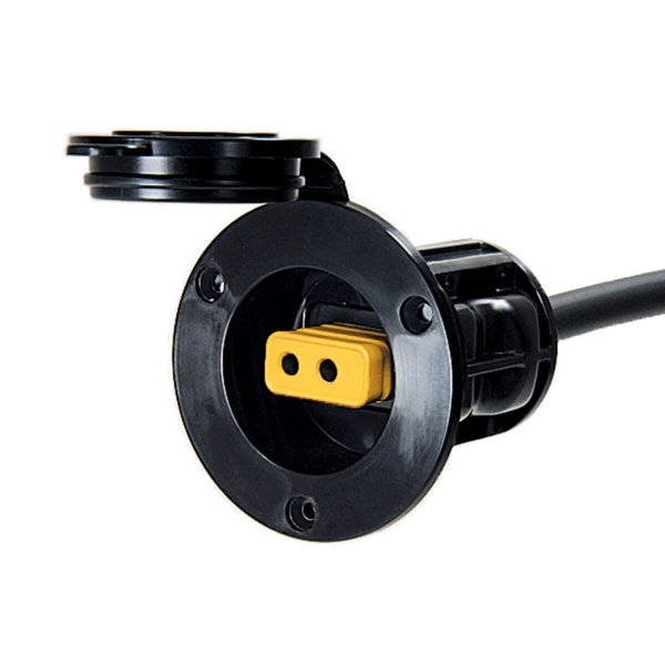Cannon Flush Mount Power Port Downrigger Accessory, Boat Fishing Setup
